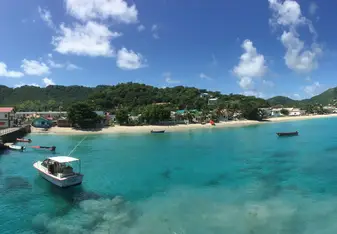 View of carriacou as you arrive