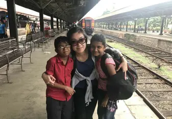 these lovely children kissed me 