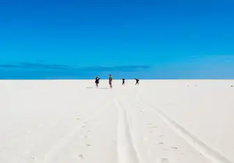 beach, desert, friends