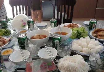 vietnamese food on table