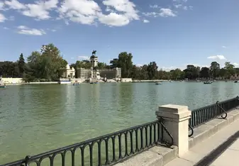 El Parque de Retiro in Madrid