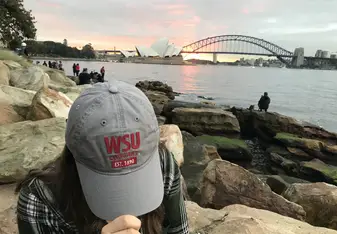 Sunset at Mrs. Macquarie's Chair