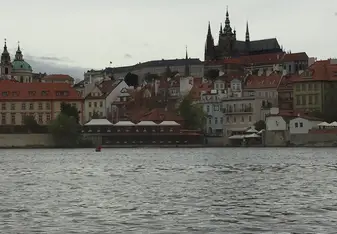 View of Prague Castle from the Vltava River