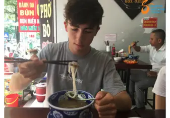 My first meal in Vietnam
