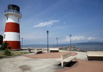 The Lighthouse at the tip of the Puntarenas peninsula.