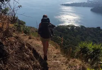 Trekking to Lago Atitlan 