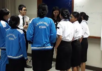 A Pow Wow with my Students