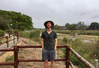 man in nature