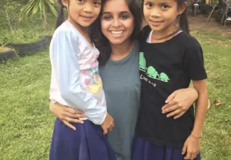 Kids at the Village of Lao Noi