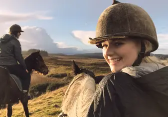 girl on horseback