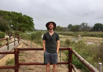 man in nature