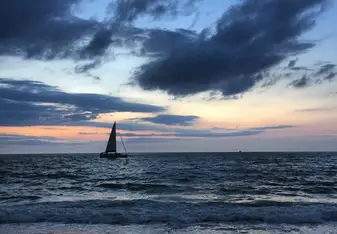 Sunsets by the beach were my favorites!