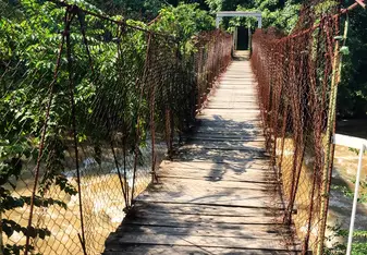 A cool bridge we found while exploring PV
