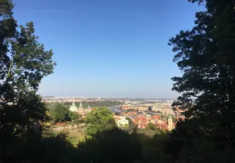 A view from the top of Petrin Hill