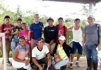Me with my students