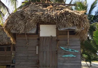 The cabana I stayed in