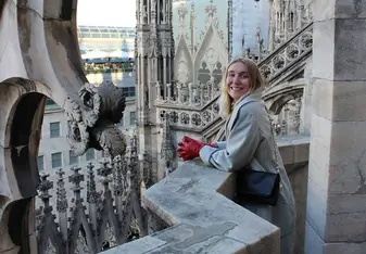 On top of the Duomo!