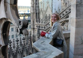 On top of the Duomo!