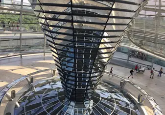 Inside the Reichstag Building 