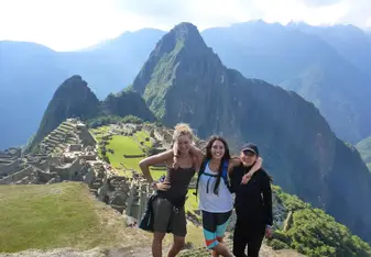 Hiked Machu Picchu with other girls in the program