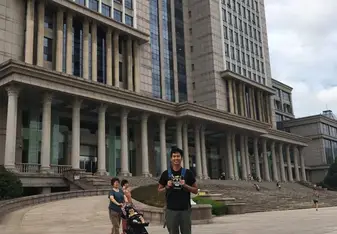 A photo of me at Fudan University