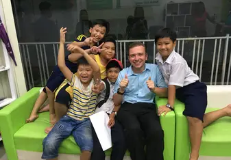Demo class in Vietnam