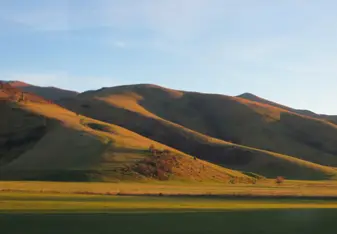 photo of hills