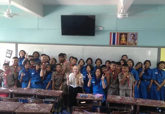 classroom of students