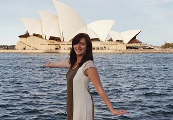 female at sydney opera house