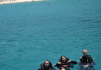 group photo in the ocean