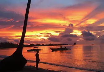 sunrise at Tigman Village, Philippines
