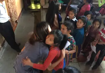 goodbye hug