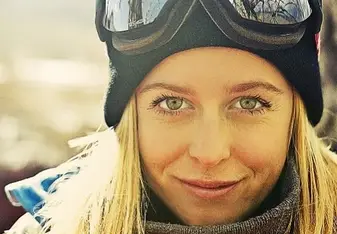 female skier headshot
