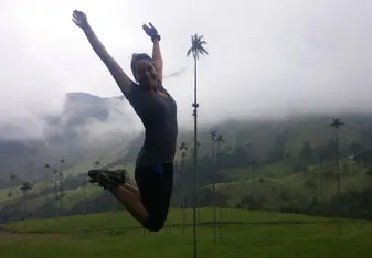 Valle del Cocora, where the tallest palm trees in the world grow. 