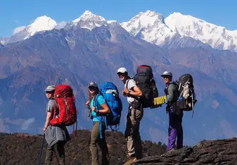 Backpacking in the Himalayas 