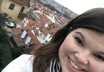 On top of Prague Castle