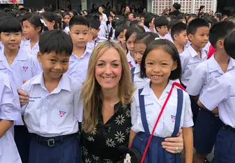 Third graders at Anuban Khon Kaen