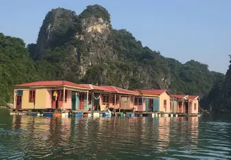 Fishing village, Ha Long Bay 
