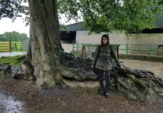 DCU International Student group trip to Causey Farm!