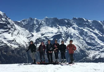 Skiing day