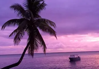 Sunset fiji