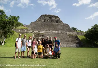 Hiking the Mayan ruins 