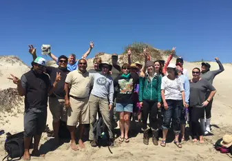 Our group in Baja 