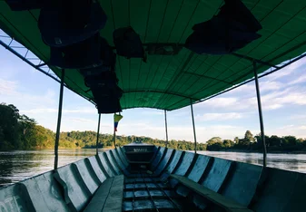 photo from inside boat
