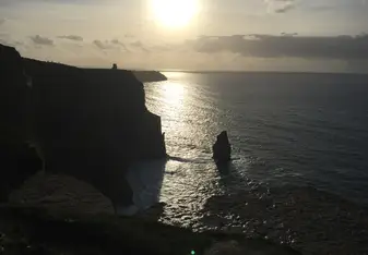 The Cliffs of Moher were even more beautiful in person than I imagined they would be. I also got very lucky that the weather was perfect the day that I went! 