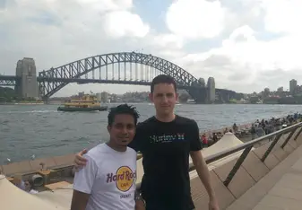 photo of two men
