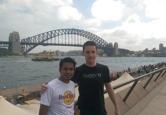 photo of two men