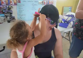 day 1: we visited one of the communities that LD works in, this little girl was immediately attached to me and took us on our own little adventure. She was beautifully fascinated with how similar we were to touch (skin, eyes, hands etc) even when we looked so different. 