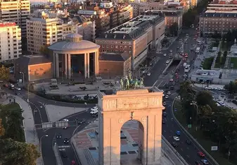 View of Madrid near the IES center