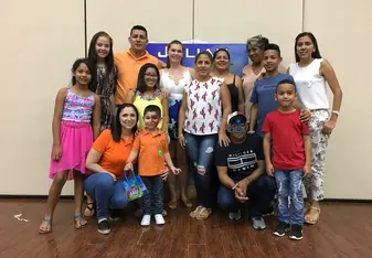 Me and my host family in Santa Cruz, Guanacaste, Costa Rica